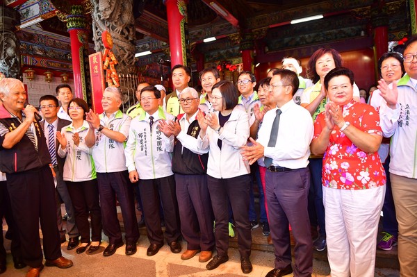 ▲▼總統蔡英文為彰化縣長魏明谷站台。(圖/民進黨提供)