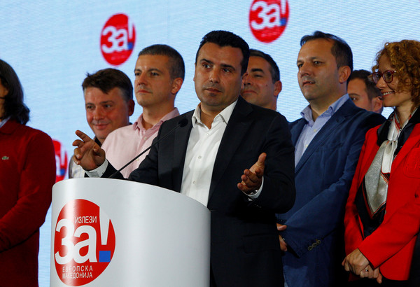 ▲▼馬其頓總理柴伊夫（Zoran Zaev）為了加入北約和歐盟，堅持要改國名。（圖／路透）