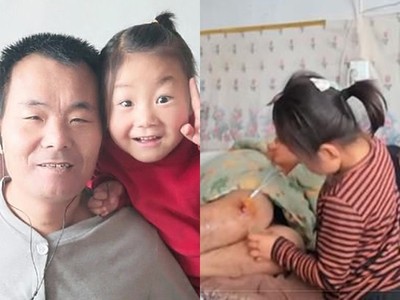 母棄家「6歲女照顧癱瘓父」！翻身擦澡又按摩　她笑說：學會就不累