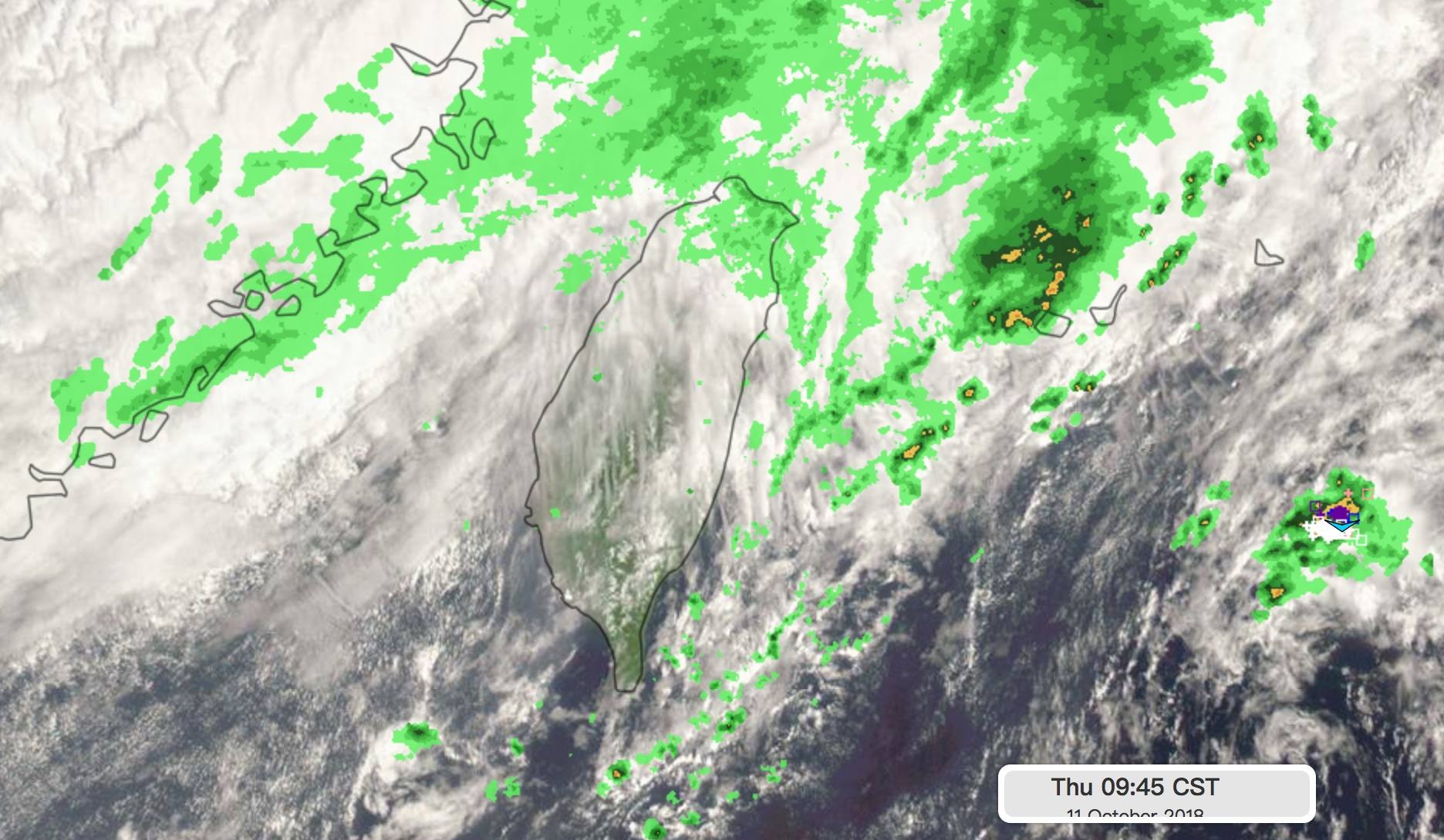 ▲東北季風影響台灣。（圖／天氣風險 WeatherRisk公司提供）