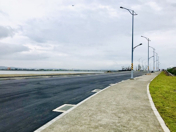 ▲備受南寮居民期待的南寮大道工程將於10月底完工。（圖／新竹市政府提供）