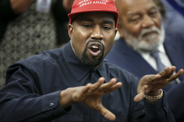 ▲▼ 美國饒舌歌手肯伊威斯特（Kanye West）前往白宮與總統川普會面。（圖／達志影像／美聯社）