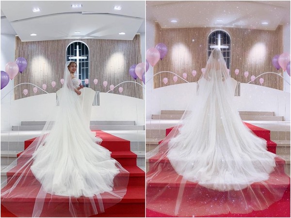 ▲茵聲PO出多張婚紗照，讓網友嚇到直問她是不是脫單了。（圖／翻攝自茵聲Instagram）