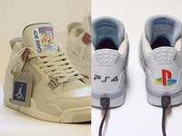 ▲Game boy x PS4。（圖／翻攝自Freaker Sneaks）