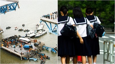 24年前漢江聖水大橋崩塌　通勤女學生半路墜河　書包藏著給父親的信