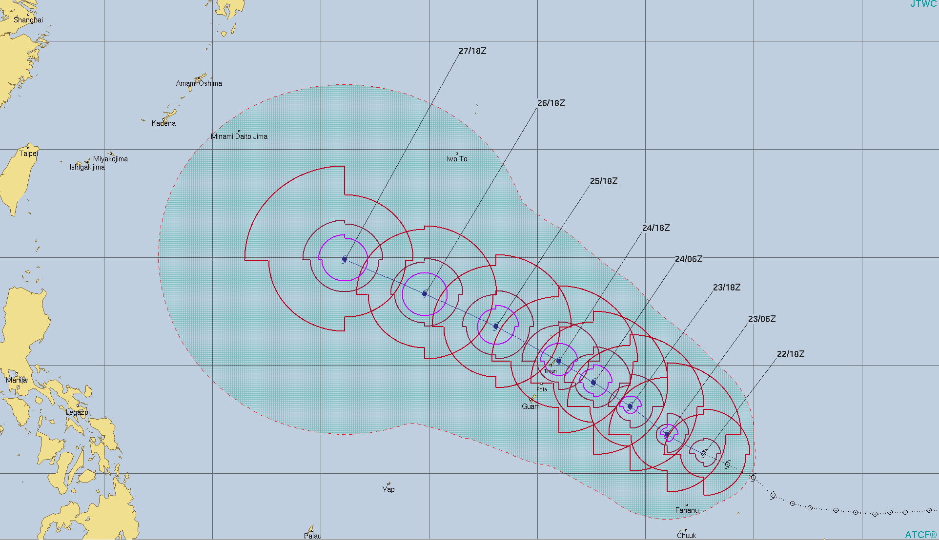 玉兔颱風。（圖／翻攝JTWC）