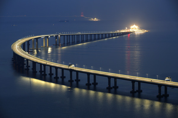 ▲▼ 港珠澳大橋（Hong Kong–Zhuhai–Macau Bridge）。（圖／達志影像／美聯社）