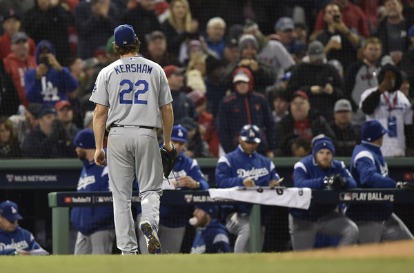 ▲▼2018世界大賽G1,道奇,克蕭(Clayton Kershaw)。(圖/路透社)