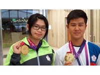 ▲林穎欣和呂紹全完美默契再次拿下10公尺空氣手槍混合賽金牌。（圖／主辦單位提供）