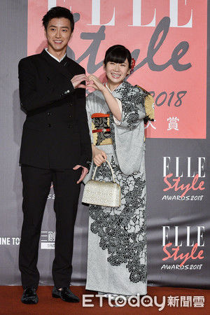 ▲▼江宏傑、福原愛出席ELLE Style Awards風格人物大賞。（圖／記者張一中攝）