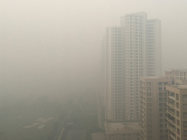 ▲▼印度新德里霧霾嚴重，能見度也相當低。（圖／路透社）