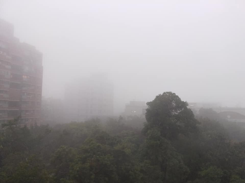▲近日台南空汙嚴重，11月8日PM2.5台南全市甚至呈現紫爆，嚴重影響市民健康。（圖／王家貞提供）