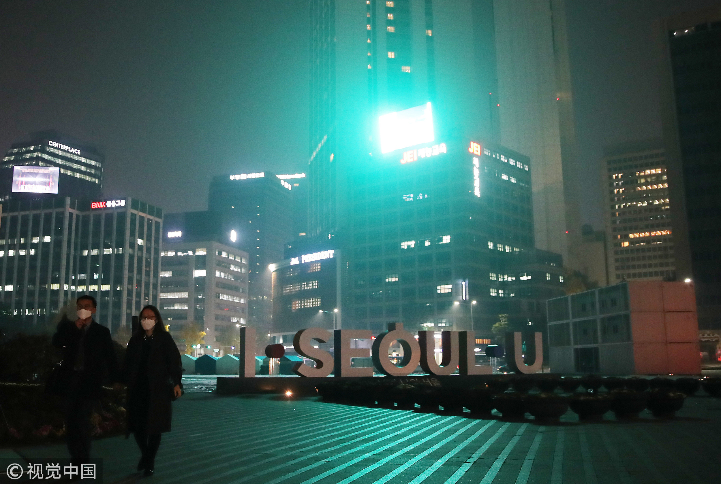 ▲▼11月5～6日南韓首爾霧霾（圖／CFP）