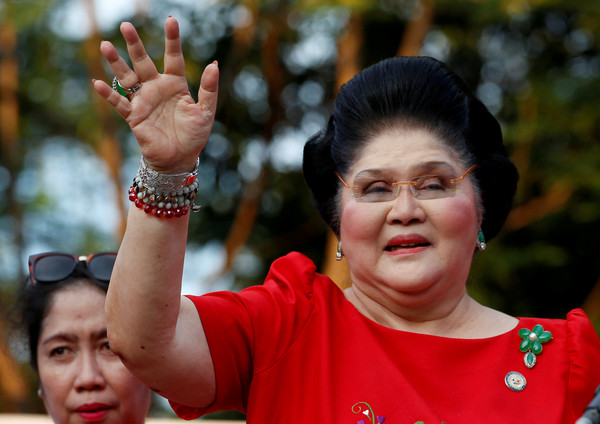 ▲菲律賓前獨裁者統馬可仕(Ferdinand Marcos)的遺孀伊美黛(Imelda Marcos)。（圖／路透）