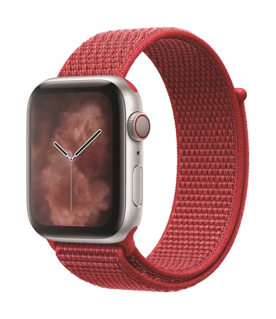 ▲▼Apple Watch (PRODUCT)RED新錶帶。（圖／Apple提供）