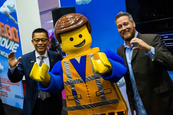 ▲樂高樂園設置智崴新型飛行劇院,明年美國佛州亮相。(圖/智崴提供)