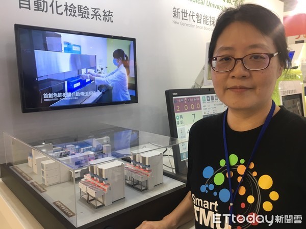 ▲北醫自動種菌系統。(圖/記者嚴云岑攝)