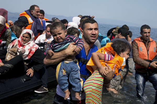 ▲▼難民問題在歐洲各國掀起討論。（圖／達志影像／美聯社）