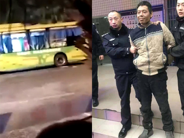 ▲四川公車爆炸案嫌犯落網。（圖／翻攝自澎湃新聞）