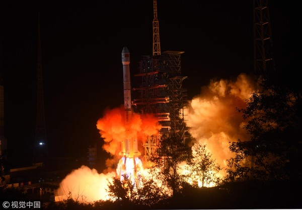 ▲▼嫦娥四號月球探測器在西昌成功發射升空。（圖／CFP）