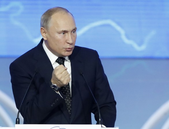 ▲▼俄羅斯總統普丁近日在莫斯科發表演說。（圖／路透）