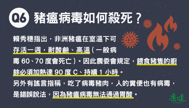 不讓非洲豬瘟毀台灣　.你一定要知道這幾件事！