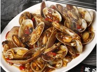 豉汁炒蜆。
