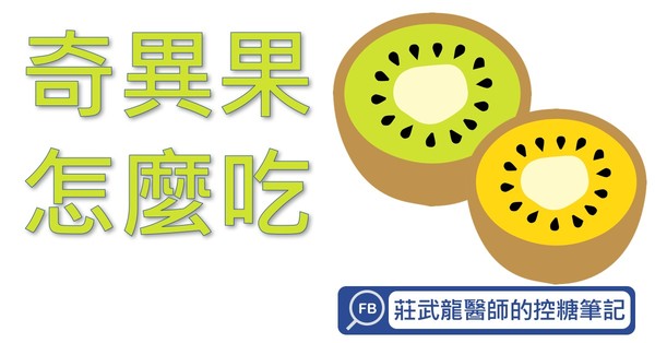 ▲吃奇異果能改善血糖&減肥?(圖/莊武龍醫師提供)