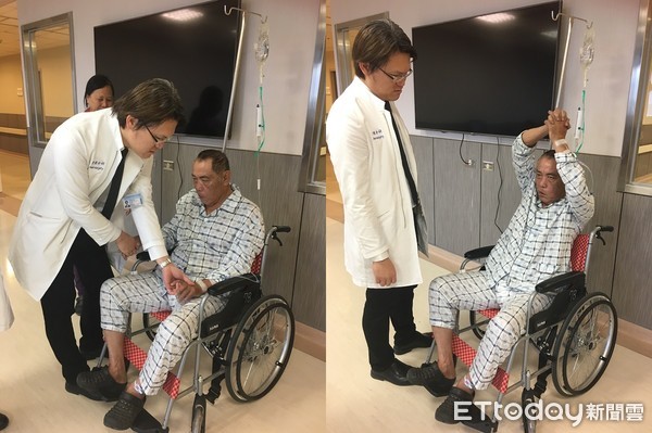 ▲▼男日吃一斤豬肉突癱,急開腦救命。(圖/中國醫藥大學新竹附醫提供)