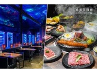 ▲▼高雄開烤Bar 炭火精品燒肉 異國精釀啤酒 吃到飽。（圖／虎麗笑嗨嗨 提供）