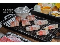 「綜合培根卷」包有杏鮑菇、年糕、蕃茄蜜餞三種，為培根油脂比較豐富，搭配酸酸甜甜的滋味很解膩，另外還有軟Q有嚼勁的年糕加上培根的鹹香也相當對味。