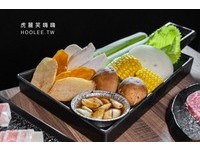 吃烤肉搭配蔬菜會比較解膩，另外還有蒜頭醬油可以放烤爐上熱一下，將烤蘸著品嚐更夠味！