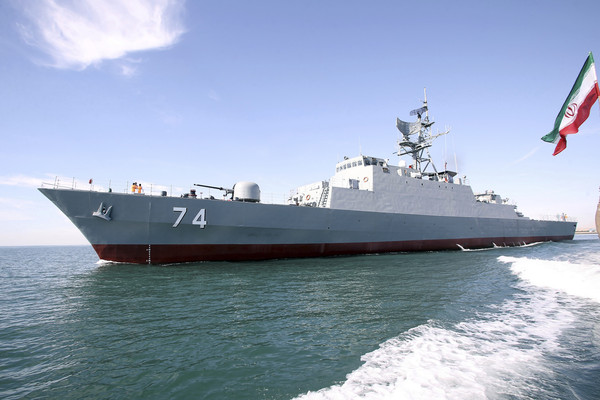 ▲▼伊朗海軍驅逐艦沙罕德號（Sahand）。（圖／達志影像／美聯社）