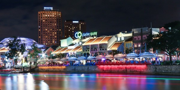 ▲▼新加坡克拉碼頭（clarke quay）。（圖／pixabay）