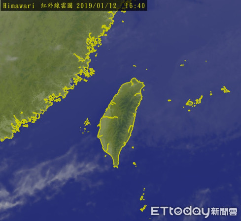 ▲衛星雲圖。（圖／翻攝自中央氣象局）