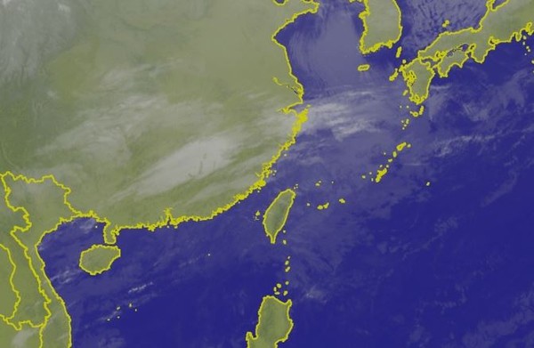 ▲▼1月16日衛星雲圖。（圖／中央氣象局提供）