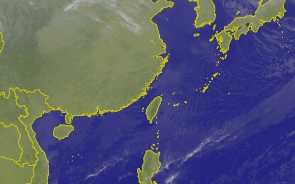 ▲▼1月18日衛星雲圖。（圖／氣象局提供）