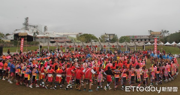 ▲首屆寒假豐年祭在台東池上鄉登場。(圖/記者楊均典翻攝)