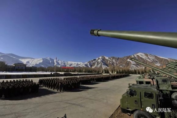 ▲▼西藏軍區炮兵某旅列裝PLC-181型車載榴彈炮。（圖／翻攝自人民陸軍）