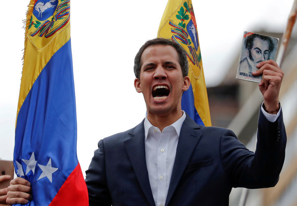 ▲▼委內瑞拉反對派領袖、國會主席瓜伊多（Juan Guaido）。（圖／路透社）