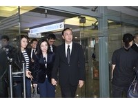 嚴凱泰追思音樂會，朱立倫、高婉倩。（圖／記者湯興漢攝）