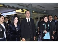 嚴凱泰追思音樂會，朱立倫、高婉倩。（圖／記者湯興漢攝）