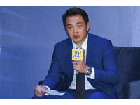 彭政閔引退記者會。（圖／記者林敬旻攝）