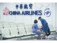 華航機師罷工，松山機場。（圖／記者林敬旻攝）