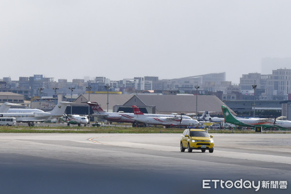 ▲▼松山機場,飛機,航空,飛安。（圖／記者林敬旻攝）