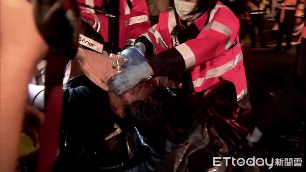 ▲▼文化大學火警。(圖/記者謝盛帆攝)