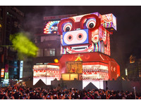 ▲▼2019台北燈節開幕點燈典禮,百變豬寶亮晶晶,豬寶,台北燈節主燈。（圖／記者李毓康攝）