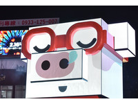 ▲▼2019台北燈節開幕點燈典禮,百變豬寶亮晶晶,豬寶,台北燈節主燈。（圖／記者李毓康攝）