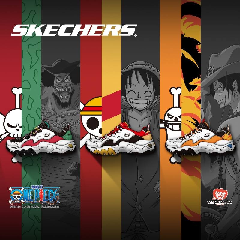 ▲SKECHERS X One Piece。（圖／翻攝自SKECHERS Facebook）