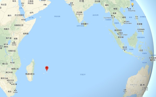 ▲▼穩鵬號在印度洋莫里西斯東北方海域發生喋血案。（圖／翻攝Google Map）